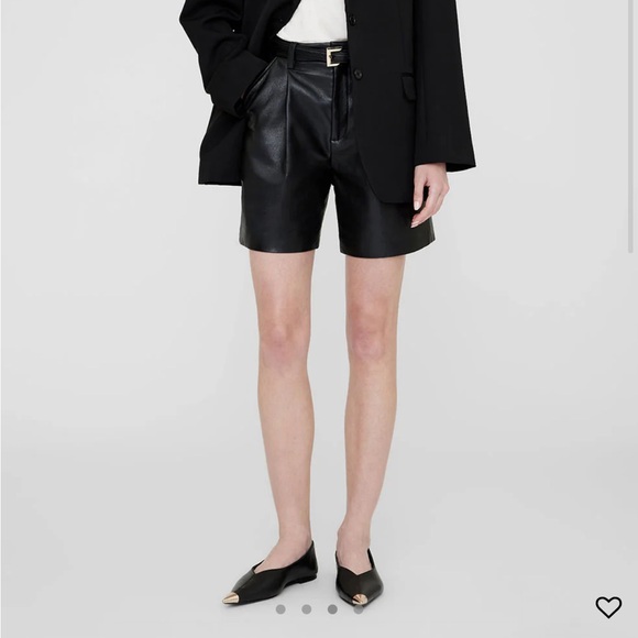 ANINE BING NINA FLATS WITH METAL TOE CAP - Picture 2 of 12